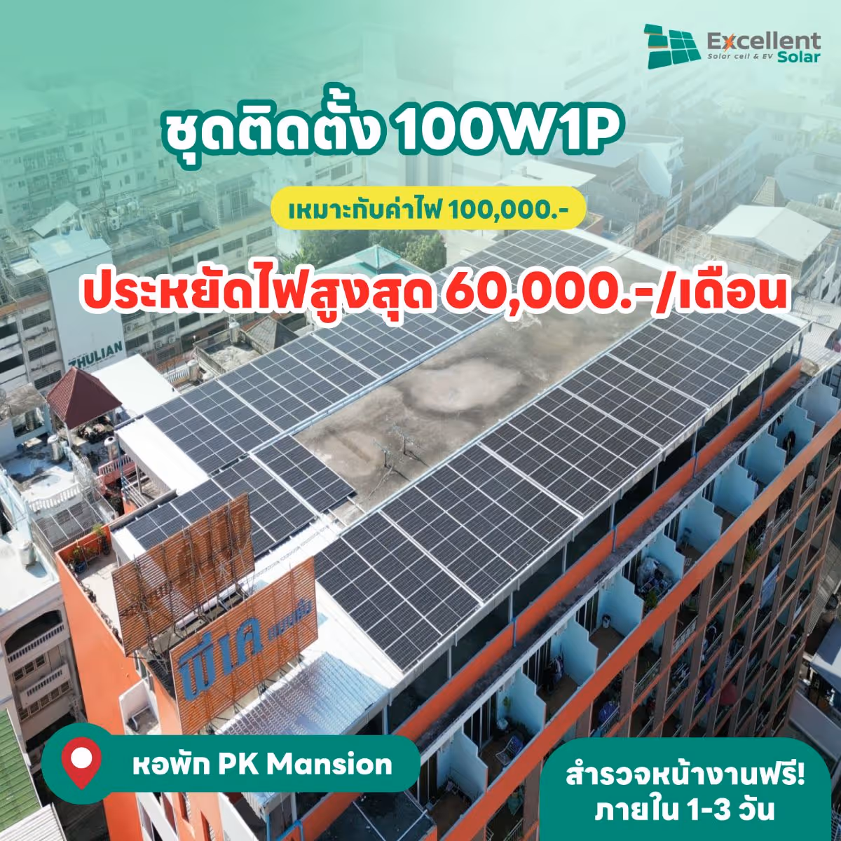 ติดแผงโซล่าเซลล์บนหลังคาบ้านราคา, ติดโซล่าเซลล์ บ้าน